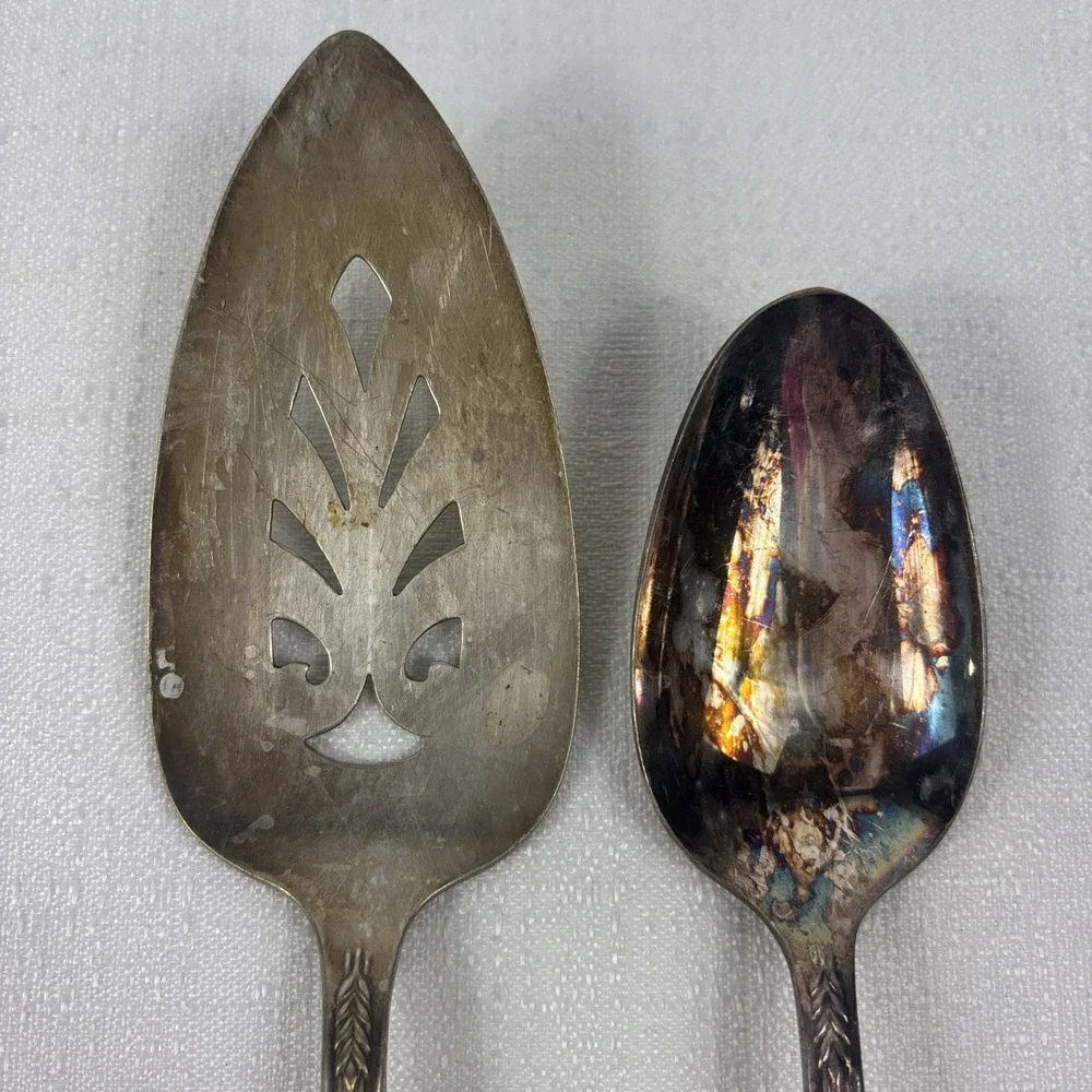 International Silver Co. Allure Silverplate‎ Pie Server And Spoon Set